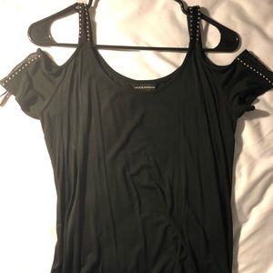 Short sleeve beaded shirt